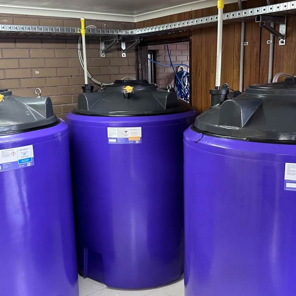 3 Poly Bunded Chemical Storage Tanks