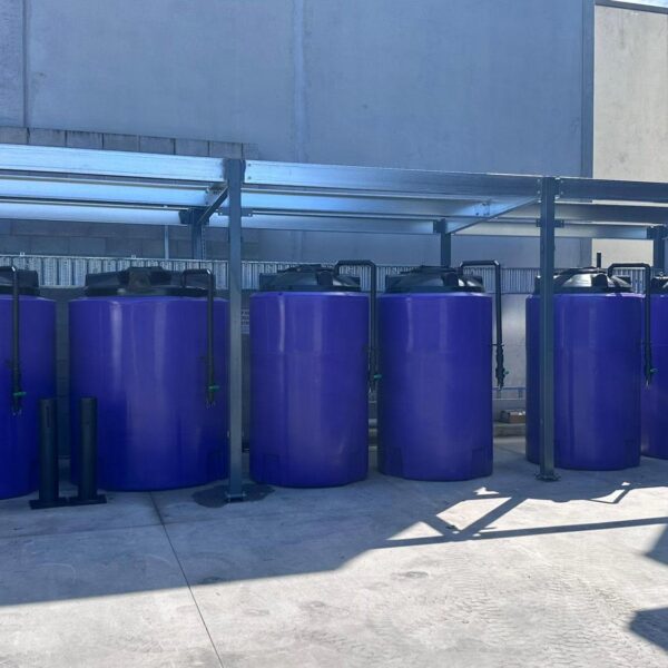 Smart Bund Chemical and Diesel Storage Tanks Installed On Site in Australia